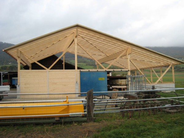 Construction d’un hangar